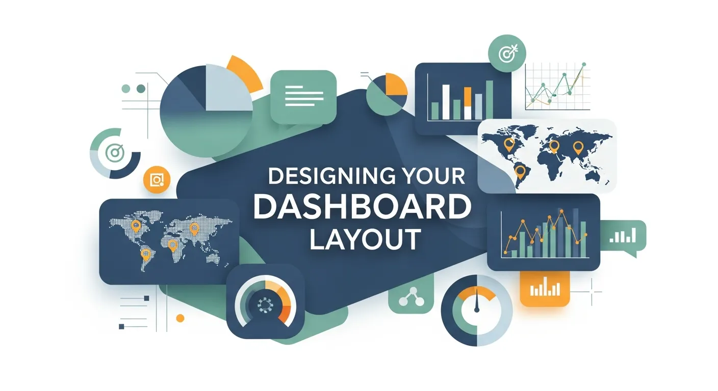 Visual example of a Salesforce Dashboard layout with grouped widgets, headers, and a clean visual hierarchy.