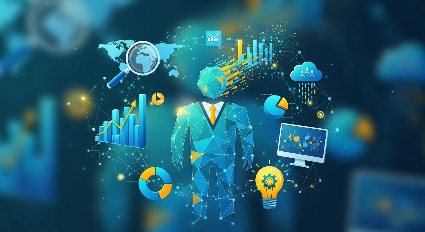 Visual roadmap with milestones for learning data analytics, including skills, projects, and portfolio building
