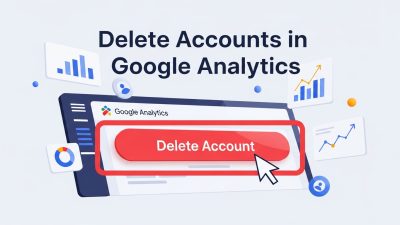 Delete Accounts in Google Analytics