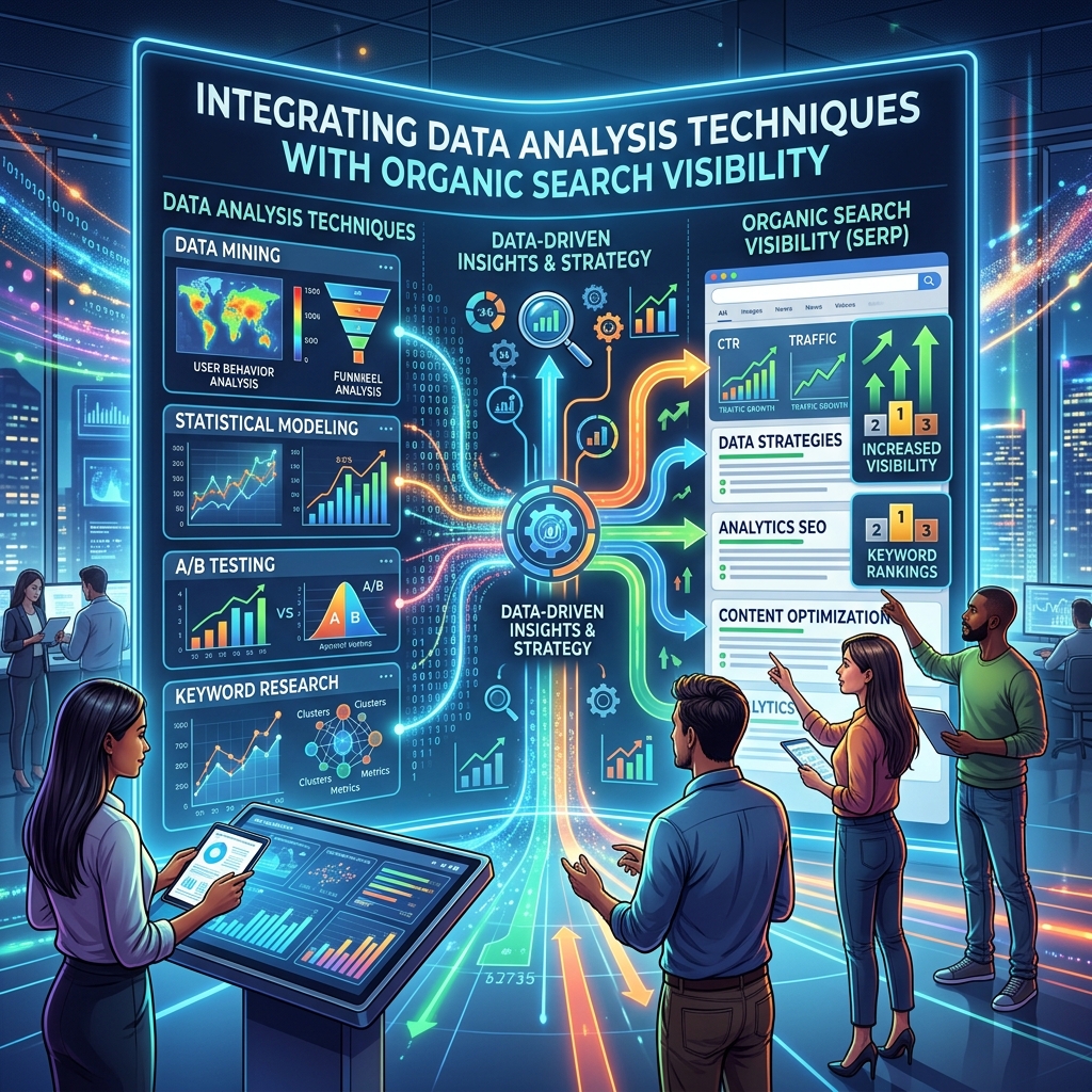 Integrating Data Analysis Techniques with Organic Search Visibility